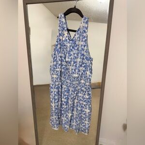 Universal Thread Blue and White Floral Sundress